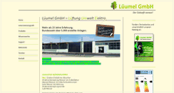 Desktop Screenshot of lueumel.de